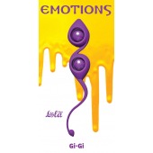 Фиолетовые вагинальные шарики Emotions Gi-Gi - Lola Games