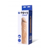 Насадка с ярко выраженной головкой и рельефным стволом - 19 см. - A-toys - в Бердске купить с доставкой