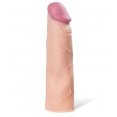 Реалистичная насадка с ярко выраженной головкой - 16,5 см. - A-toys - в Бердске купить с доставкой