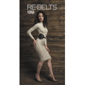 Пояс с клёпками Yona Black - Rebelts - купить с доставкой в Бердске
