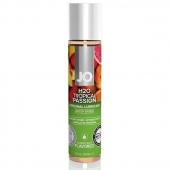 Смазка с ароматом тропических фруктов JO Flavored Tropical Passion - 30 мл. - System JO - купить с доставкой в Бердске