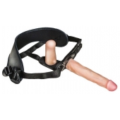 Женский страпон с вагинальной пробкой Woman Strap - 18 см. - LOVETOY (А-Полимер) - купить с доставкой в Бердске