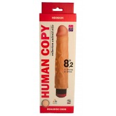 Телесный вибромассажёр HUMAN COPY 8,2  - 21,6 см. - LOVETOY (А-Полимер)