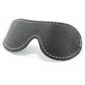 Кожаная маска на глаза - БДСМ Арсенал - купить с доставкой в Бердске