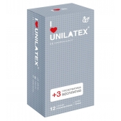 Презервативы с точками Unilatex Dotted - 12 шт. + 3 шт. в подарок - Unilatex - купить с доставкой в Бердске