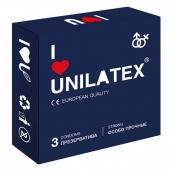 Ультрапрочные презервативы Unilatex Extra Strong - 3 шт. - Unilatex - купить с доставкой в Бердске