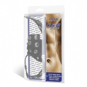 Утяжка на пенис и мошонку Cock Ring With 1.5  Ball Stretcher And Optional Weight Ring - BlueLine - купить с доставкой в Бердске