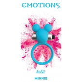 Голубое эрекционное виброколечко Emotions Minnie Breeze - Lola Games - в Бердске купить с доставкой