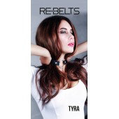 Чёрный кожаный чокер-кляп Tyra Black - Rebelts - купить с доставкой в Бердске