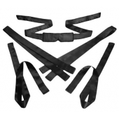 Бондажный набор из сатиновых лент Bordeaux 5 Piece Satin Bondage Set - XR Brands - купить с доставкой в Бердске