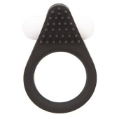 Чёрное эрекционное кольцо LIT-UP SILICONE STIMU RING 1 BLACK - Dream Toys - в Бердске купить с доставкой