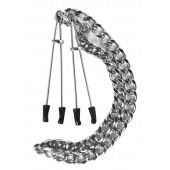 Зажимы на соски Nipple Tweezers с цепочкой - Blush Novelties