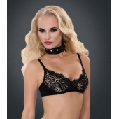 Полиуретановый ошейник с пуклями и D-кольцами Collar with Studs - Blush Novelties - купить с доставкой в Бердске