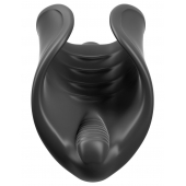 Чёрный мастурбатор Vibrating Silicone Stimulator с вибрацией - Pipedream - в Бердске купить с доставкой
