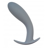 Серая анальная пробка Strong Force Anal Plug - 13,5 см. - Lola Games