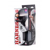 Трусики харнесс премиум класса с 2 насадками WOMAN CUBA - LOVETOY (А-Полимер) - купить с доставкой в Бердске