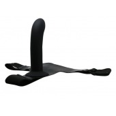 Страпон на эластичных ремнях Ultra Harness Karin Dildo - 16,8 см. - Baile - купить с доставкой в Бердске