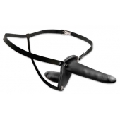 Женский страпон с вагинальной пробкой Double Penetrix Strap-on - 15 см. - Pipedream - купить с доставкой в Бердске