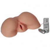 Телесная вибровагина из киберкожи с выносным пультом - LOVETOY (А-Полимер) - в Бердске купить с доставкой