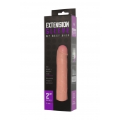 Насадка-удлинитель Extension sleeve телесного цвета - 18,5 см. - Sitabella - в Бердске купить с доставкой