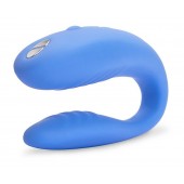 Голубой вибромассажер для пар We-Vibe Match - We-vibe