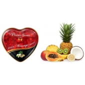 Массажная свеча с ароматом экзотических фруктов Bougie Massage Candle - 35 мл. - Plaisir Secret - купить с доставкой в Бердске