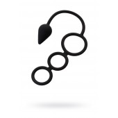 Тройное эрекционное кольцо с анальным хвостом Drop S-size - Erotist Adult Toys - в Бердске купить с доставкой