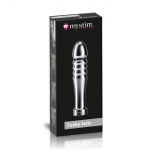 Ребристый фаллоимитатор для электростимуляции Funky Fella Rill Dildo - 13 см. - MyStim - купить с доставкой в Бердске