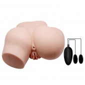 Телесный полуторс с двумя любовными тоннелями и вибрацией - Baile - в Бердске купить с доставкой