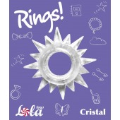 Прозрачное эрекционное кольцо Rings Cristal - Lola Games - в Бердске купить с доставкой