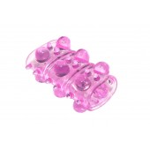 Розовая насадка на пенис Rings Armour - Lola Games - в Бердске купить с доставкой