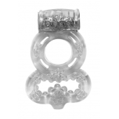 Прозрачное эрекционное кольцо Rings Treadle с подхватом - Lola Games - в Бердске купить с доставкой