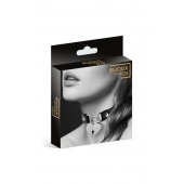 Черный чокер с замком в форме сердца - Bijoux Pour Toi - купить с доставкой в Бердске