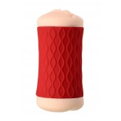 Двухсторонний мастурбатор JOS  NADIN в красном цилиндре - JOS - в Бердске купить с доставкой