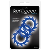 Набор из 3 синих эрекционных колец Renegade Gears - NS Novelties - в Бердске купить с доставкой