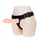 Телесный фаллоимитатор на трусиках Jessica Strap-On - 15,5 см. - Baile - купить с доставкой в Бердске
