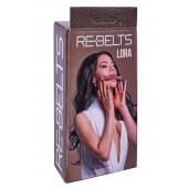 Кляп-трензель Lora с металлическими кольцами - Rebelts - купить с доставкой в Бердске