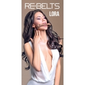 Кляп-трензель Lora с металлическими кольцами - Rebelts - купить с доставкой в Бердске