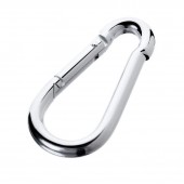 Серебристый карабин TOYFA Metal - ToyFa - купить с доставкой в Бердске