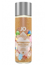 Смазка на водной основе Candy Shop Butterscotch с ароматом ирисок - 60 мл. - System JO - купить с доставкой в Бердске
