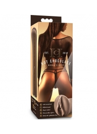 Коричневый мастубратор-вагина Nicole s Kitty - Blush Novelties - в Бердске купить с доставкой