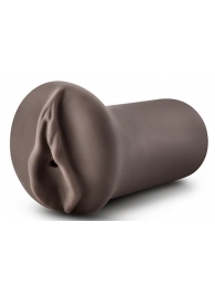 Коричневый мастубратор-вагина Nicole s Kitty - Blush Novelties - в Бердске купить с доставкой