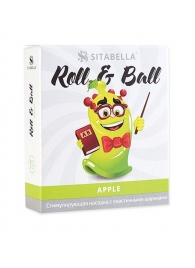 Стимулирующий презерватив-насадка Roll   Ball Apple - Sitabella - купить с доставкой в Бердске