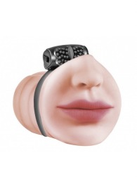 Мастурбатор-ротик с виброкольцом Satisfaction Beloved - Lola Games - в Бердске купить с доставкой