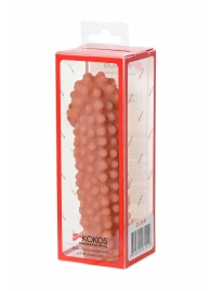 Телесная насадка на фаллос с бугорками KOKOS Extreme Sleeve 10 - 15,8 см. - KOKOS - в Бердске купить с доставкой