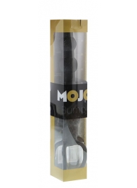 Черная ёлочка-насадка для двойного проникновения Mojo Bumpy - 15 см. - Seven Creations - в Бердске купить с доставкой