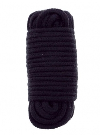 Черная веревка для связывания BONDX LOVE ROPE - 10 м. - Dream Toys - купить с доставкой в Бердске