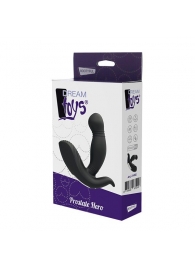 Черный вибромассажер простаты PROSTATE HERO - Dream Toys - в Бердске купить с доставкой