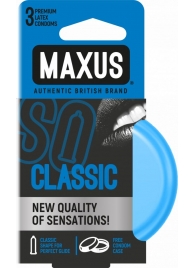 Классические презервативы в железном кейсе MAXUS Classic - 3 шт. - Maxus - купить с доставкой в Бердске