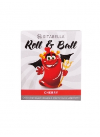 Стимулирующий презерватив-насадка Roll   Ball Cherry - Sitabella - купить с доставкой в Бердске